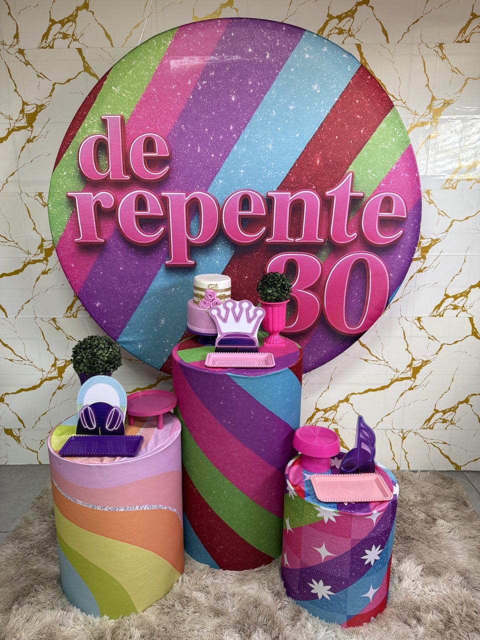 Kit Bronze 2 - de Repente 30 - PinkBluedecoracoes