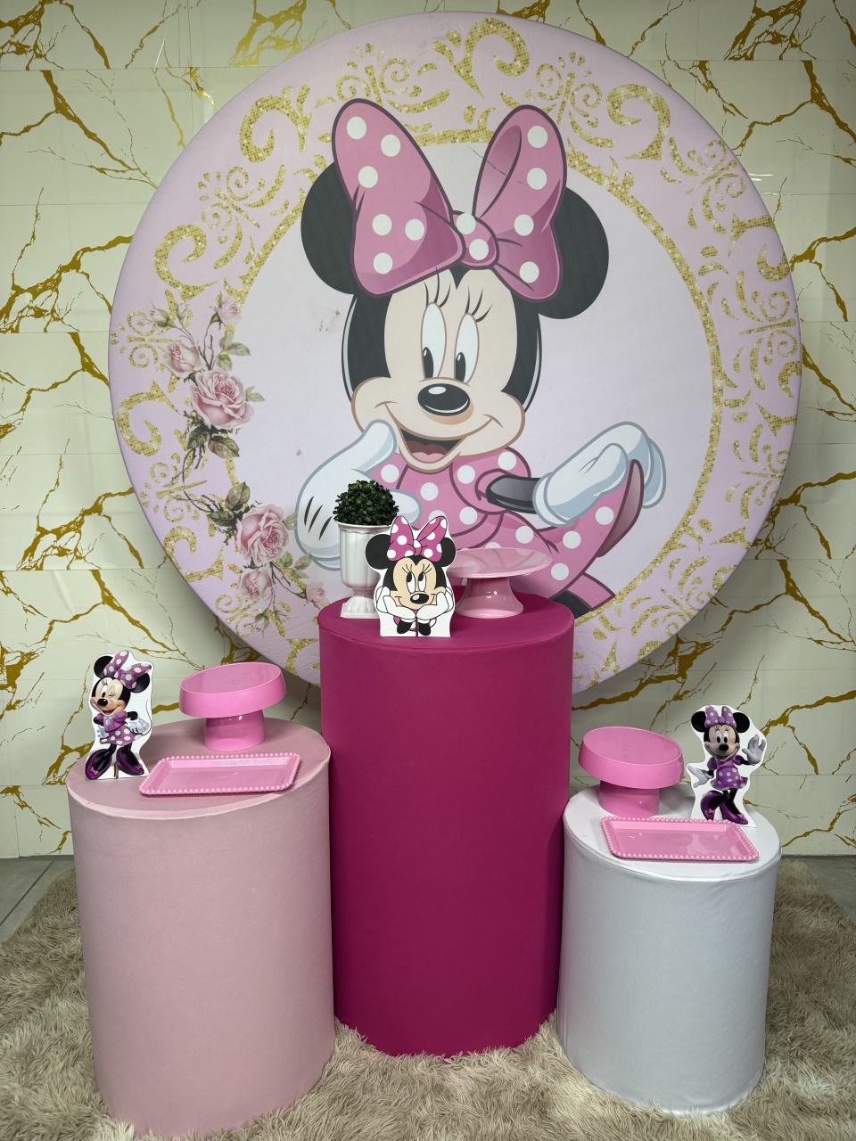 Kit Bronze 1 - Minnie Rosa - PinkBluedecoracoes