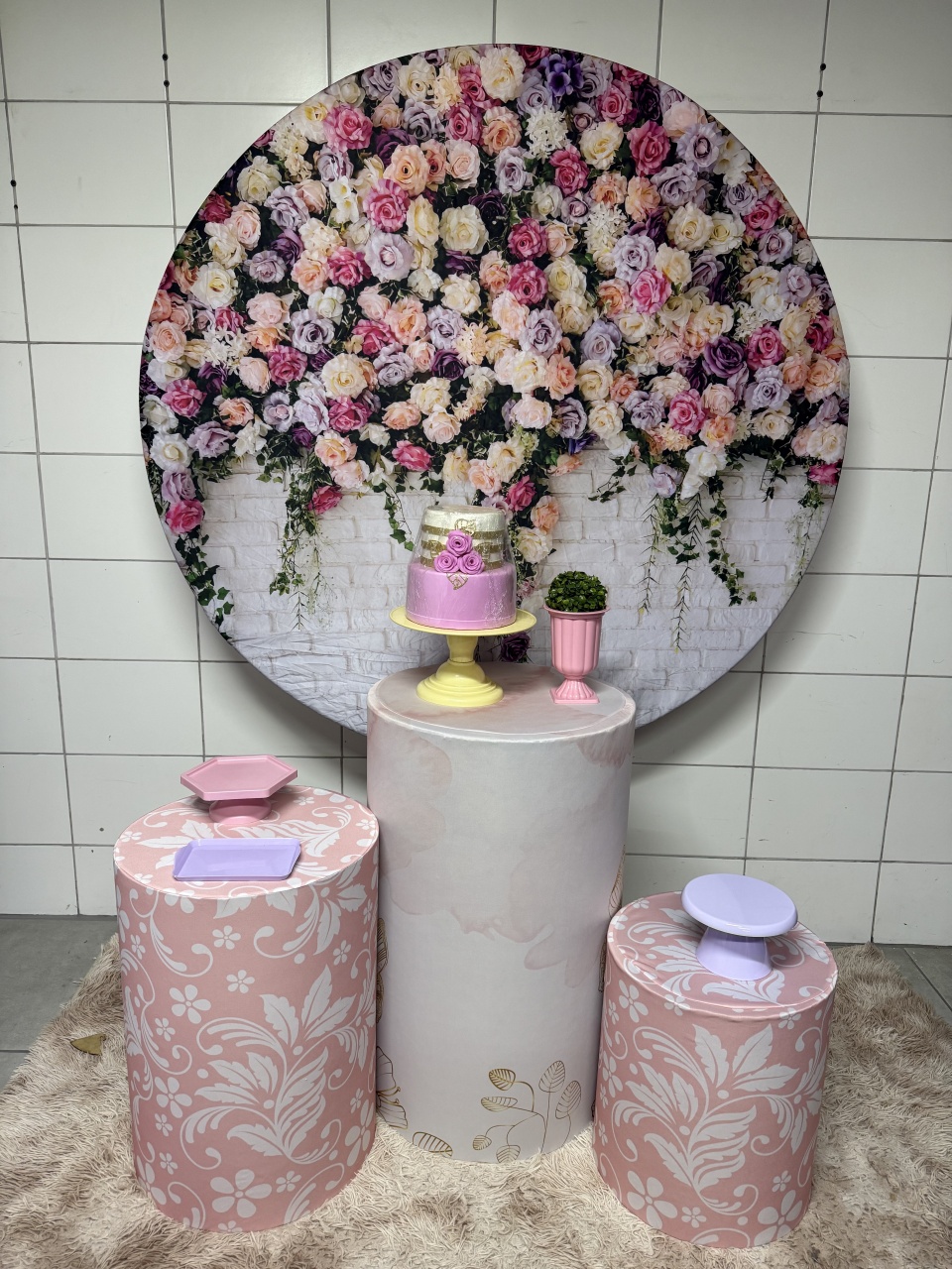 Floral - PinkBluedecoracoes