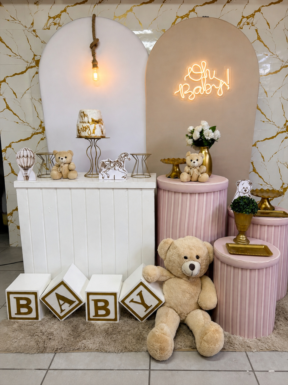 Kit Gold - Baby Bege 1 - PinkBluedecoracoes