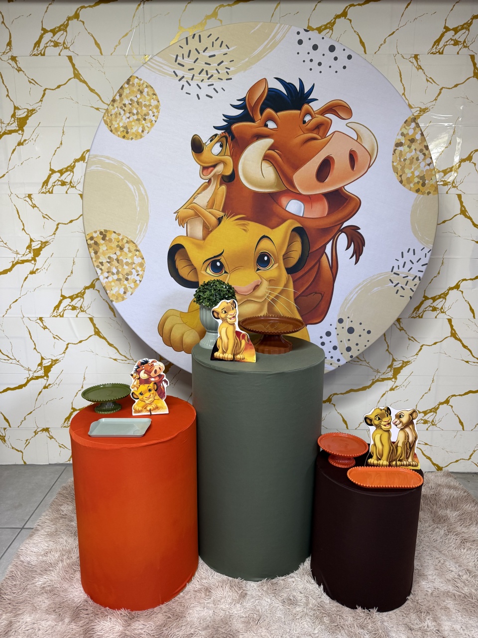 Kit Bronze 1 - Rei Leão - PinkBluedecoracoes