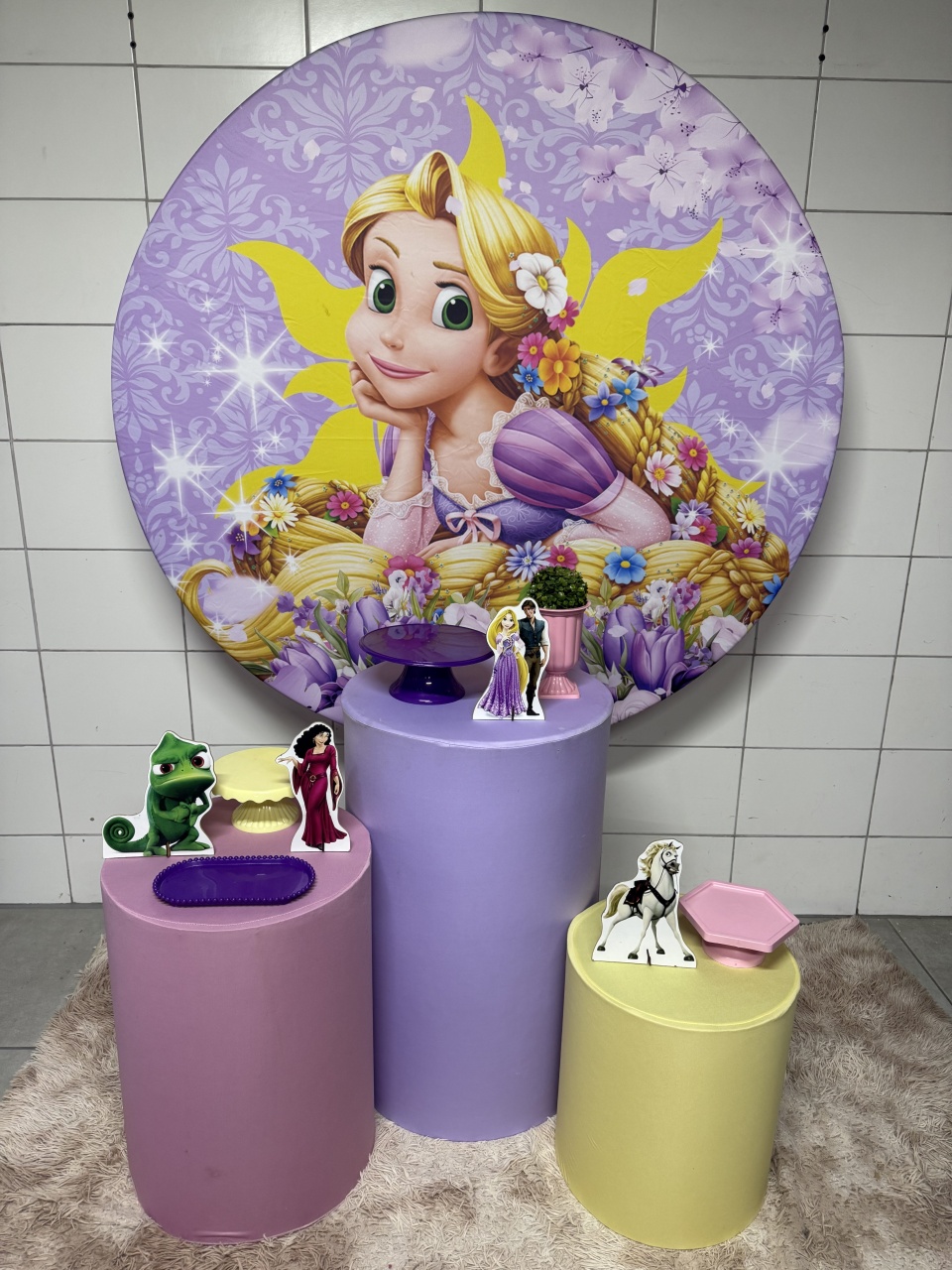 Kit Bronze 1 - Enrolados / Rapunzel - PinkBluedecoracoes