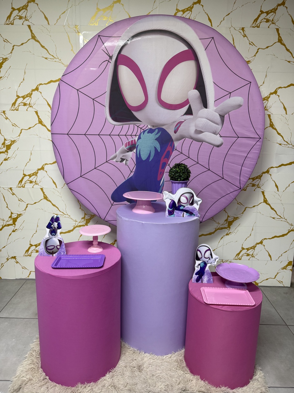 Kit Bronze 1 - Mulher Aranha - PinkBluedecoracoes