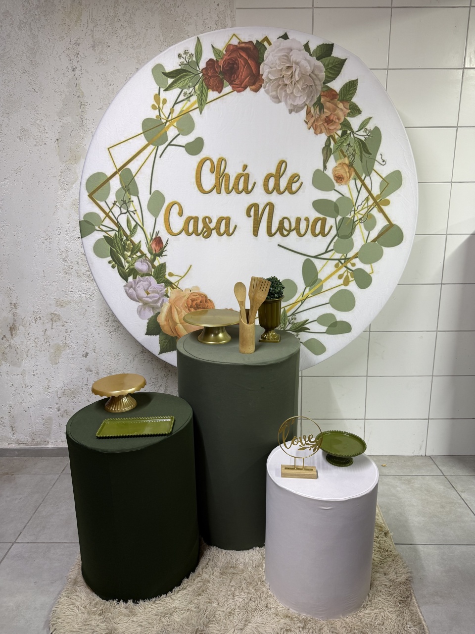 Kit Bronze 1 - Chá de Casa Nova Verde - PinkBluedecoracoes