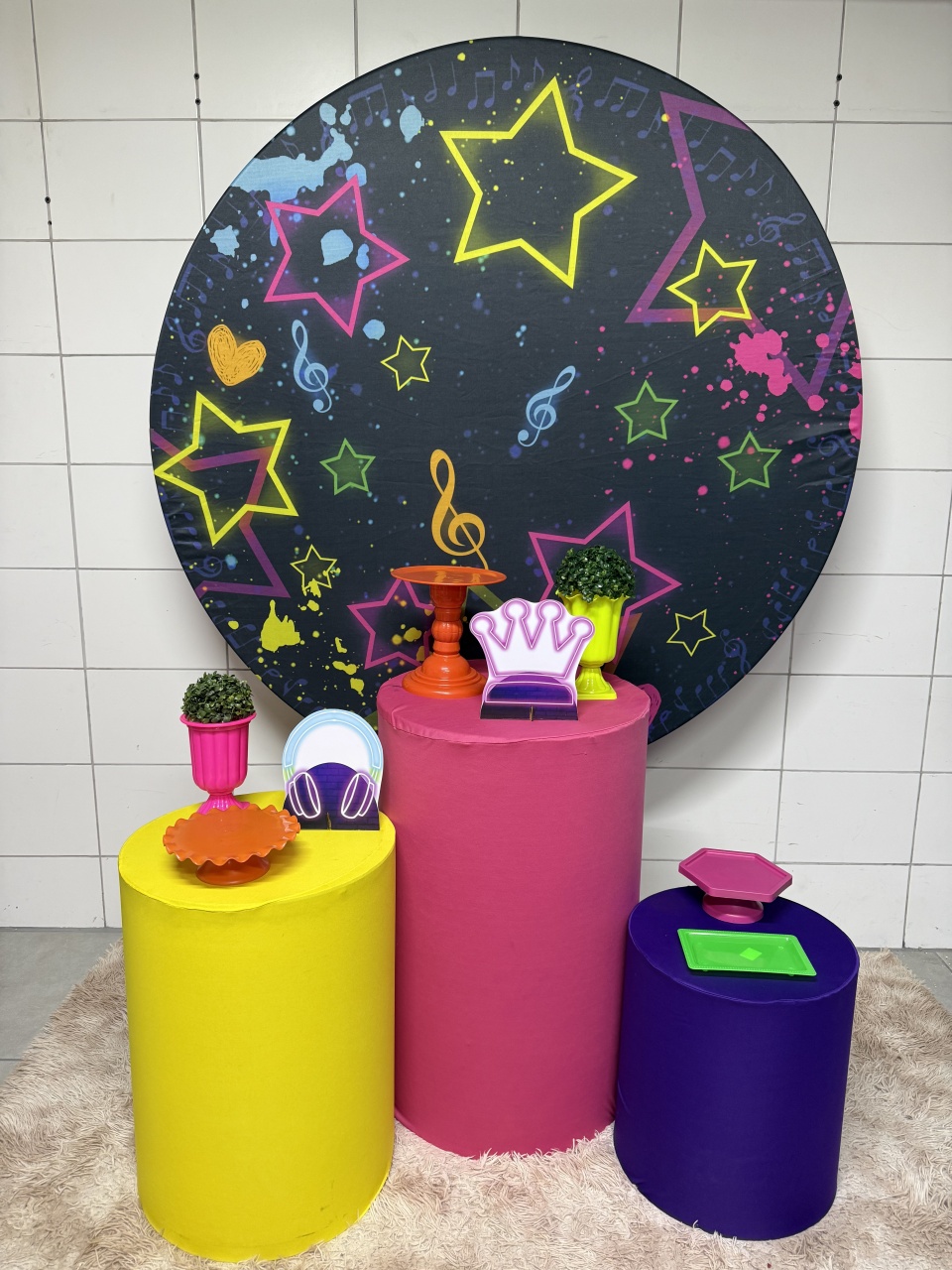 Kit Bronze 1 - Neon - PinkBluedecoracoes