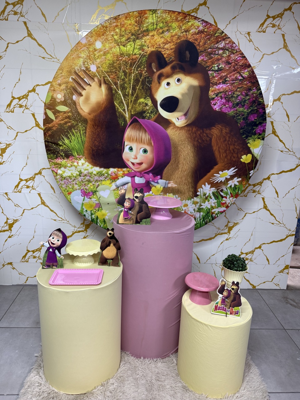 Kit Bronze 1 - Masha E Urso - PinkBluedecoracoes