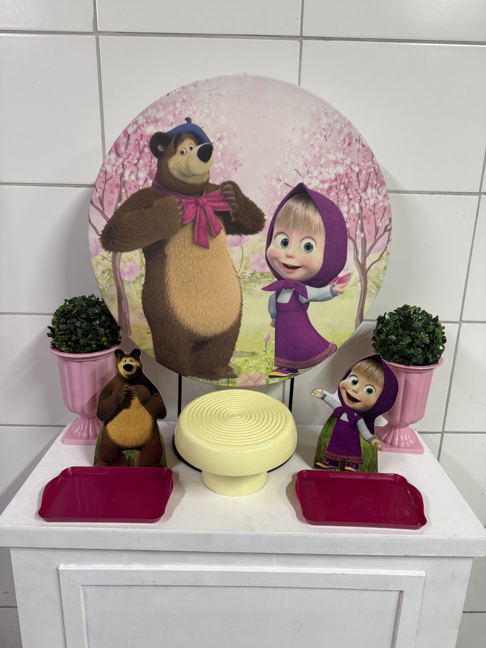 Mini Kit - Masha E O Urso - PinkBluedecoracoes