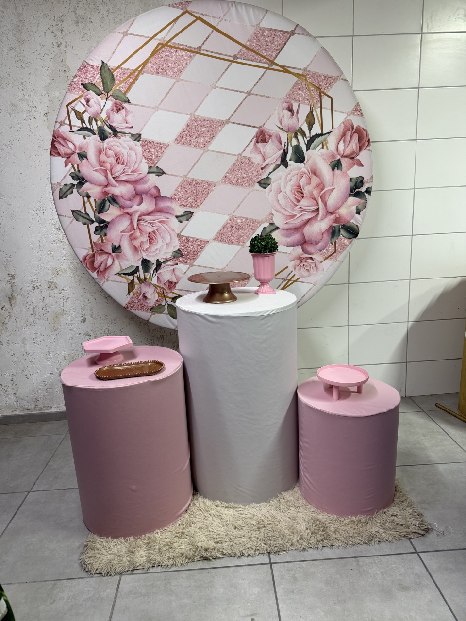 Kit Bronze 1 - Floral Rosa - PinkBluedecoracoes