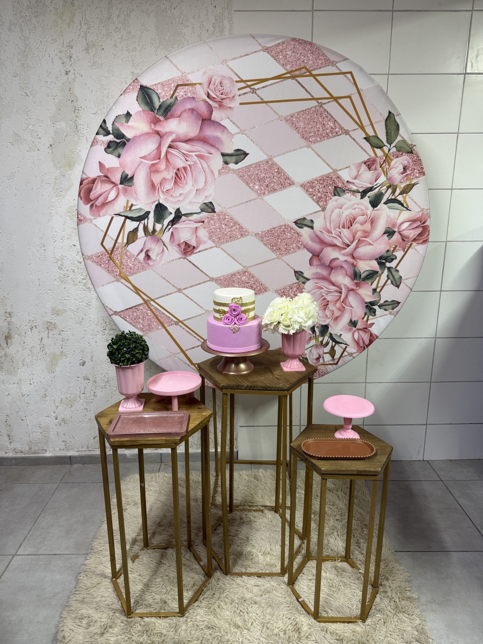 Kit Pink - Floral Rosa - PinkBluedecoracoes