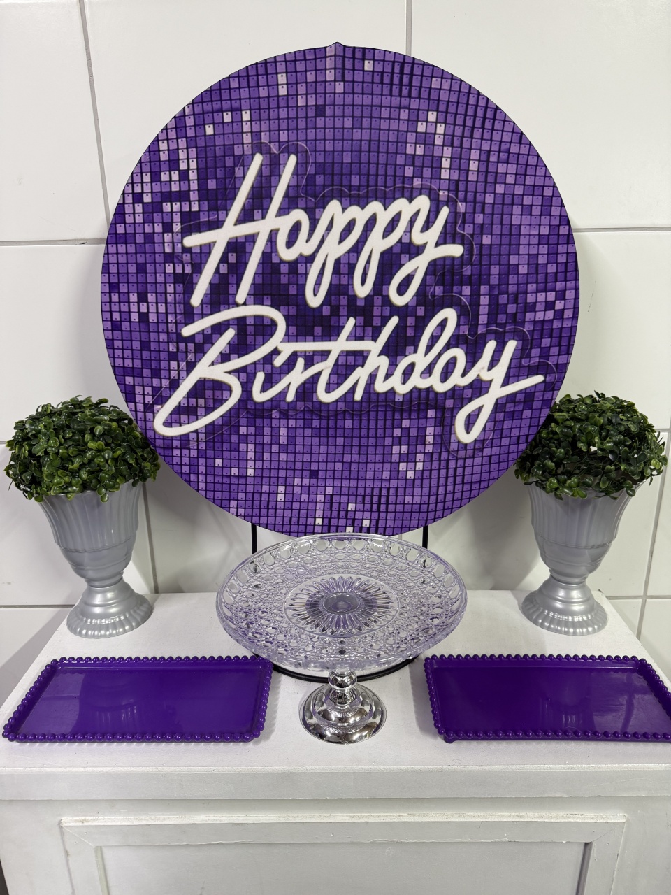 Mini Kit - Happy Roxo - PinkBluedecoracoes