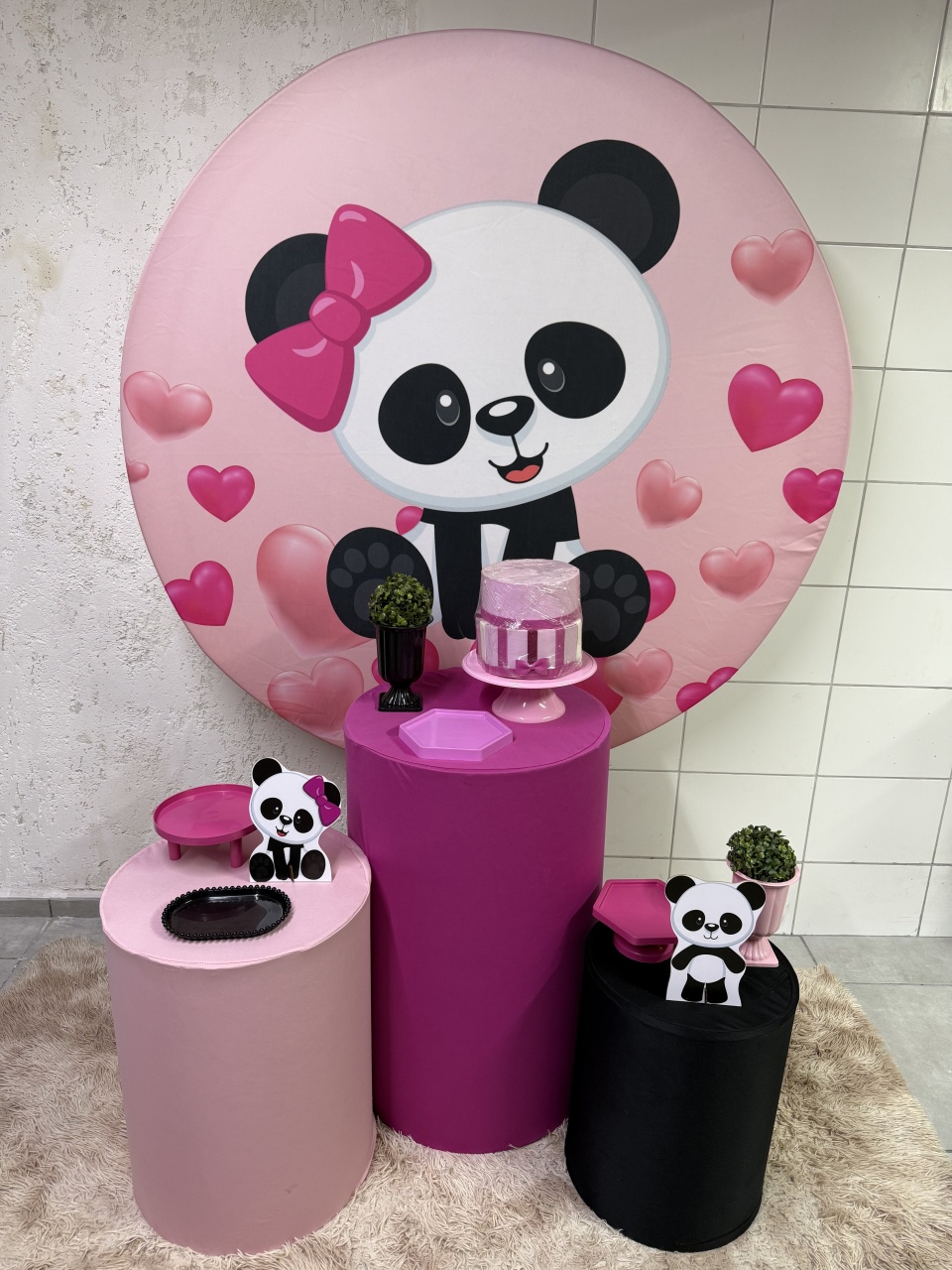Kit Bronze 1 - Panda - PinkBluedecoracoes