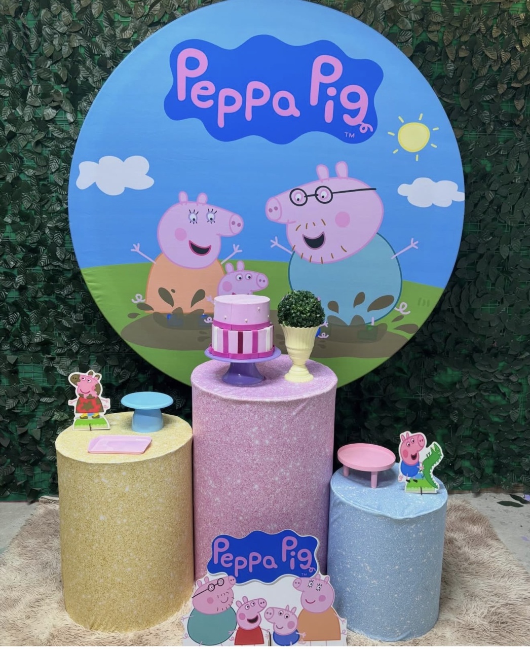 Kit Bronze 2 - Peppa Pig - PinkBluedecoracoes