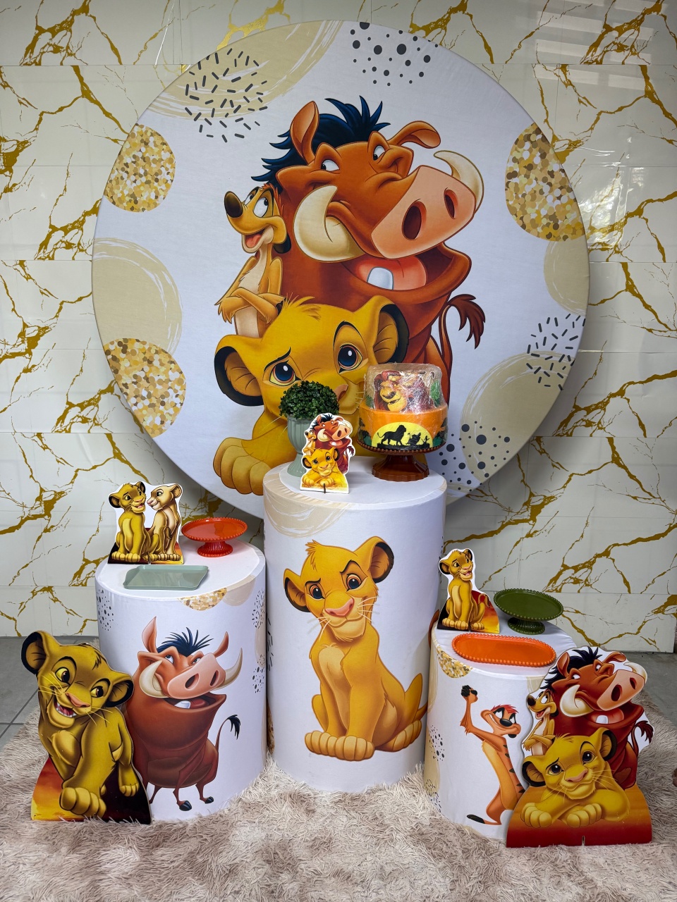 Kit Bronze 2 - Rei Leão - PinkBluedecoracoes