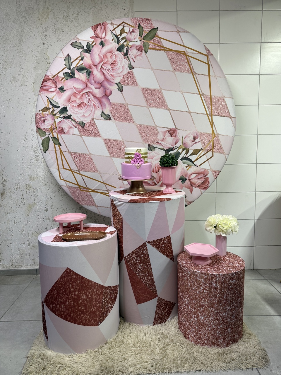 Kit Bronze 2 - Floral Rosa - PinkBluedecoracoes