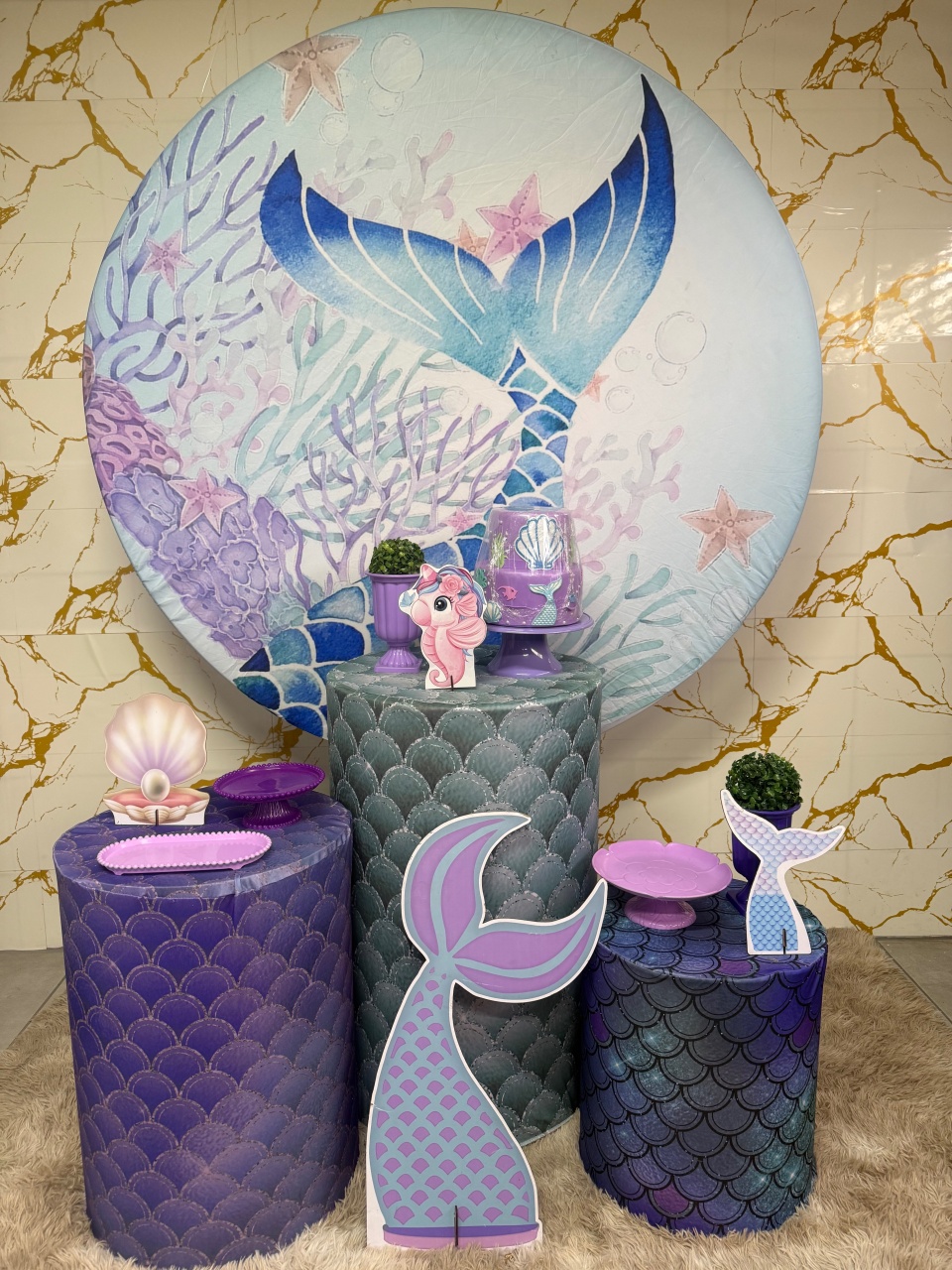 Kit Bronze 2 - Sereia - PinkBluedecoracoes