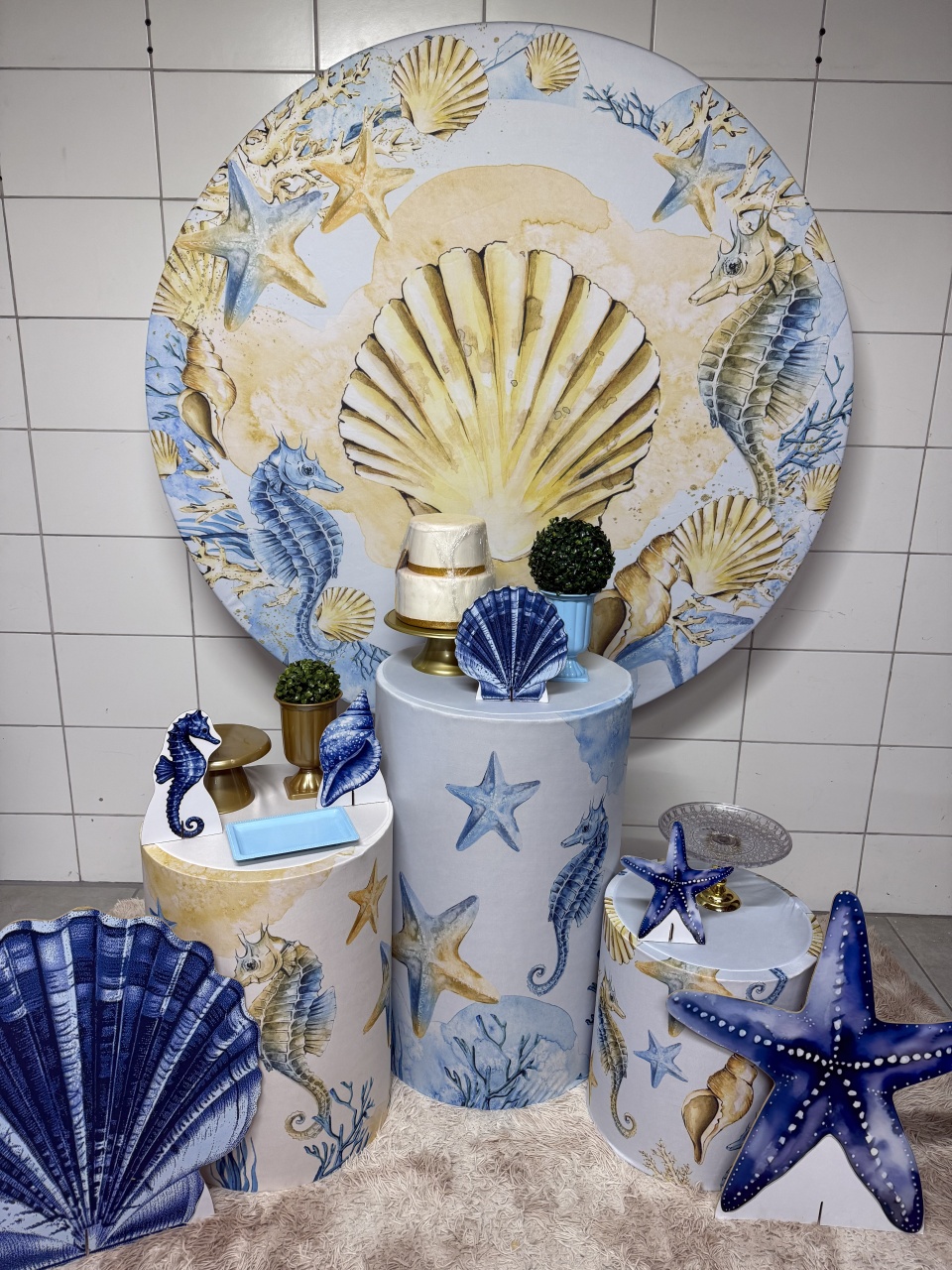 Concha - PinkBluedecoracoes