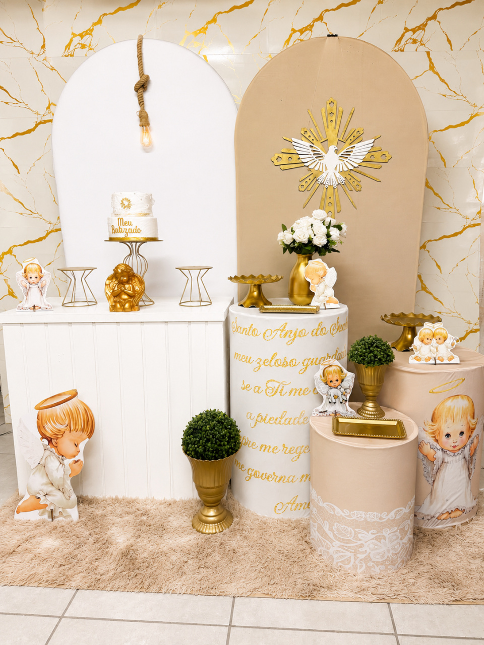 Kit Gold - Batizado 2 - PinkBluedecoracoes
