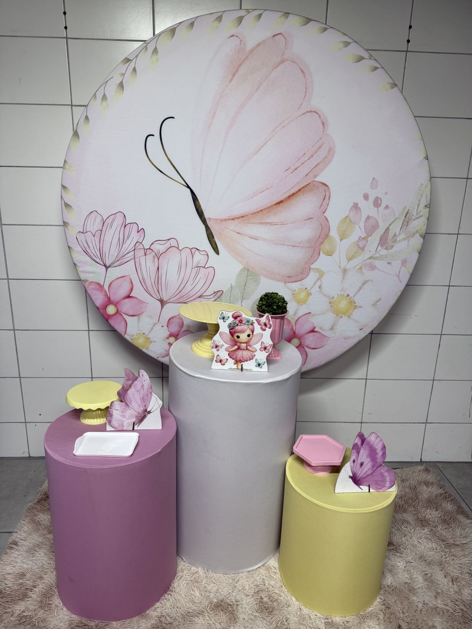 Kit Bronze 1 - Borboleta Rosa - PinkBluedecoracoes