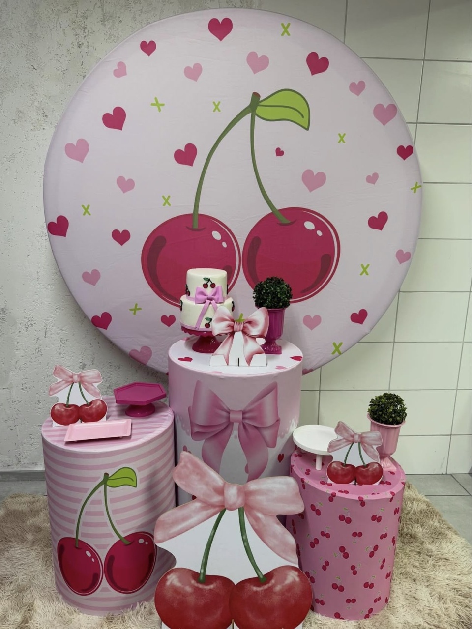 Kit Bronze 2 - Cereja Rosa - PinkBluedecoracoes