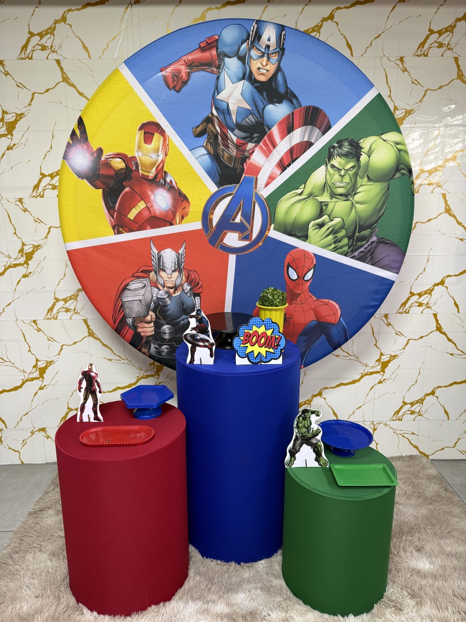Kit Bronze 1 - Vingadores 1 - PinkBluedecoracoes