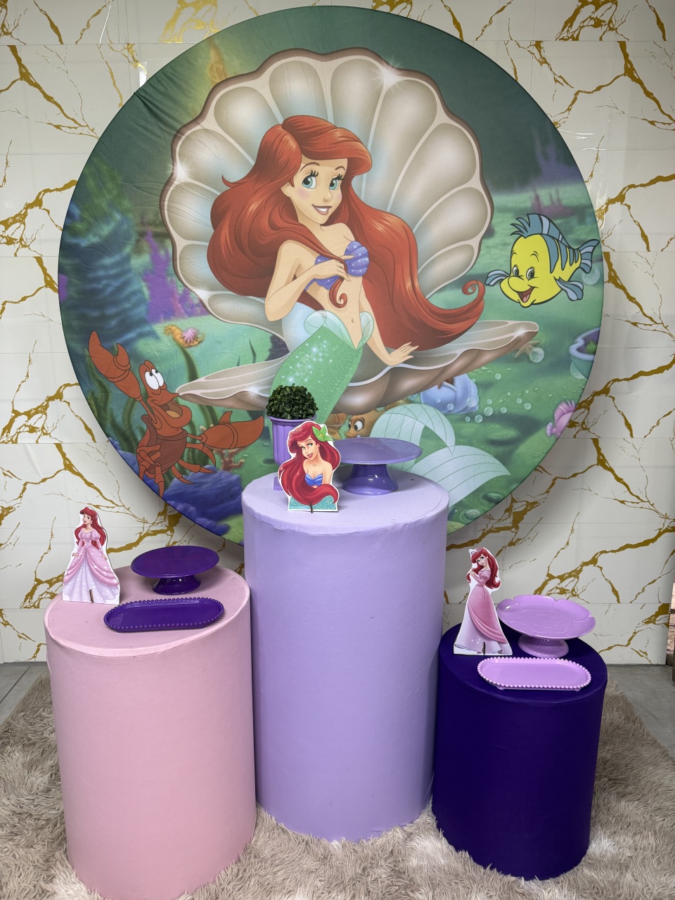 Kit Bronze 1 - Sereia 3 / Ariel - PinkBluedecoracoes