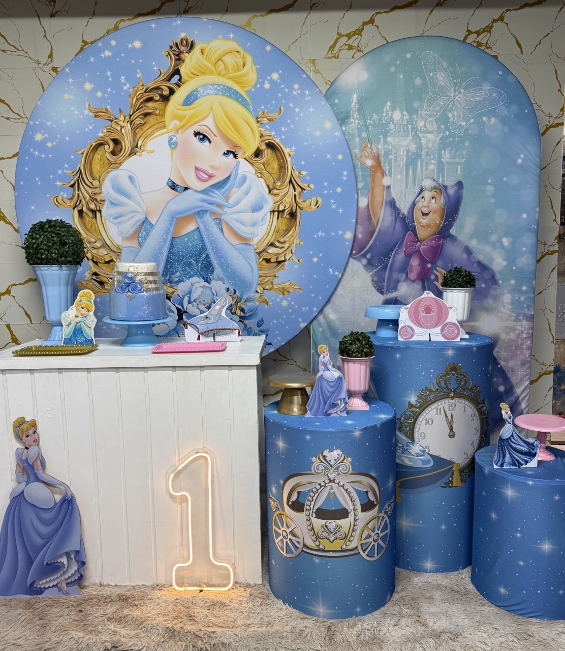 Kit Gold - Cinderela - PinkBluedecoracoes