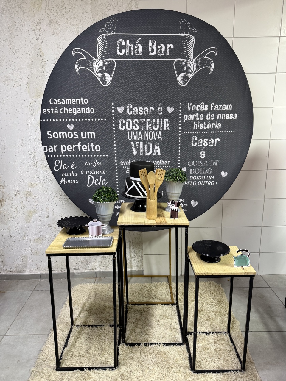 Kit Pink - Chá Bar - PinkBluedecoracoes