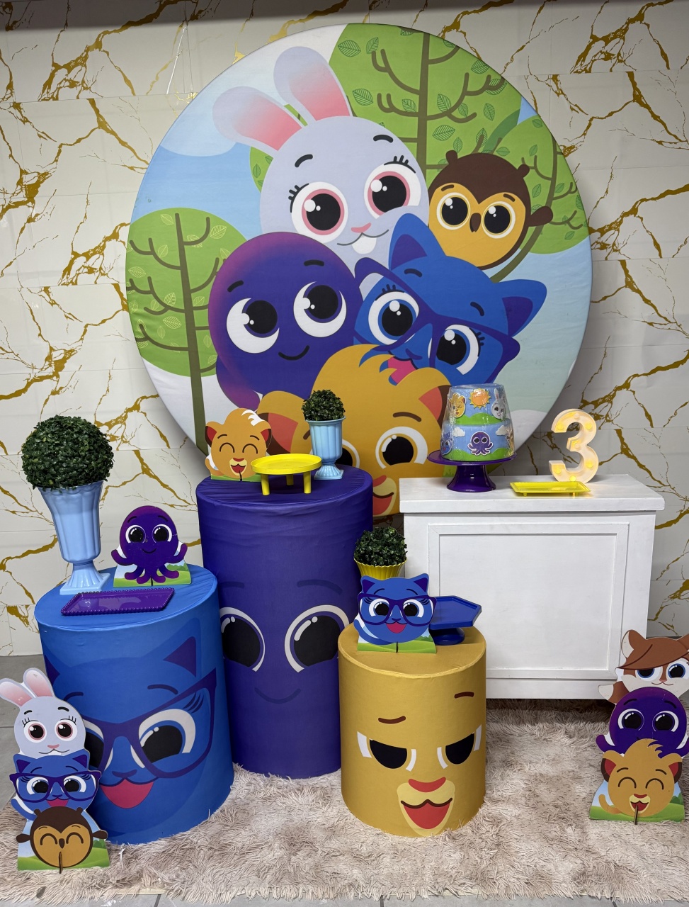 Kit Prata - Bolofofo - PinkBluedecoracoes