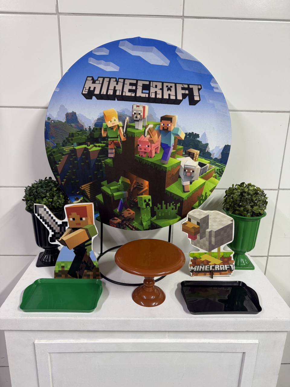 Mini Kit - Minecraft - PinkBluedecoracoes