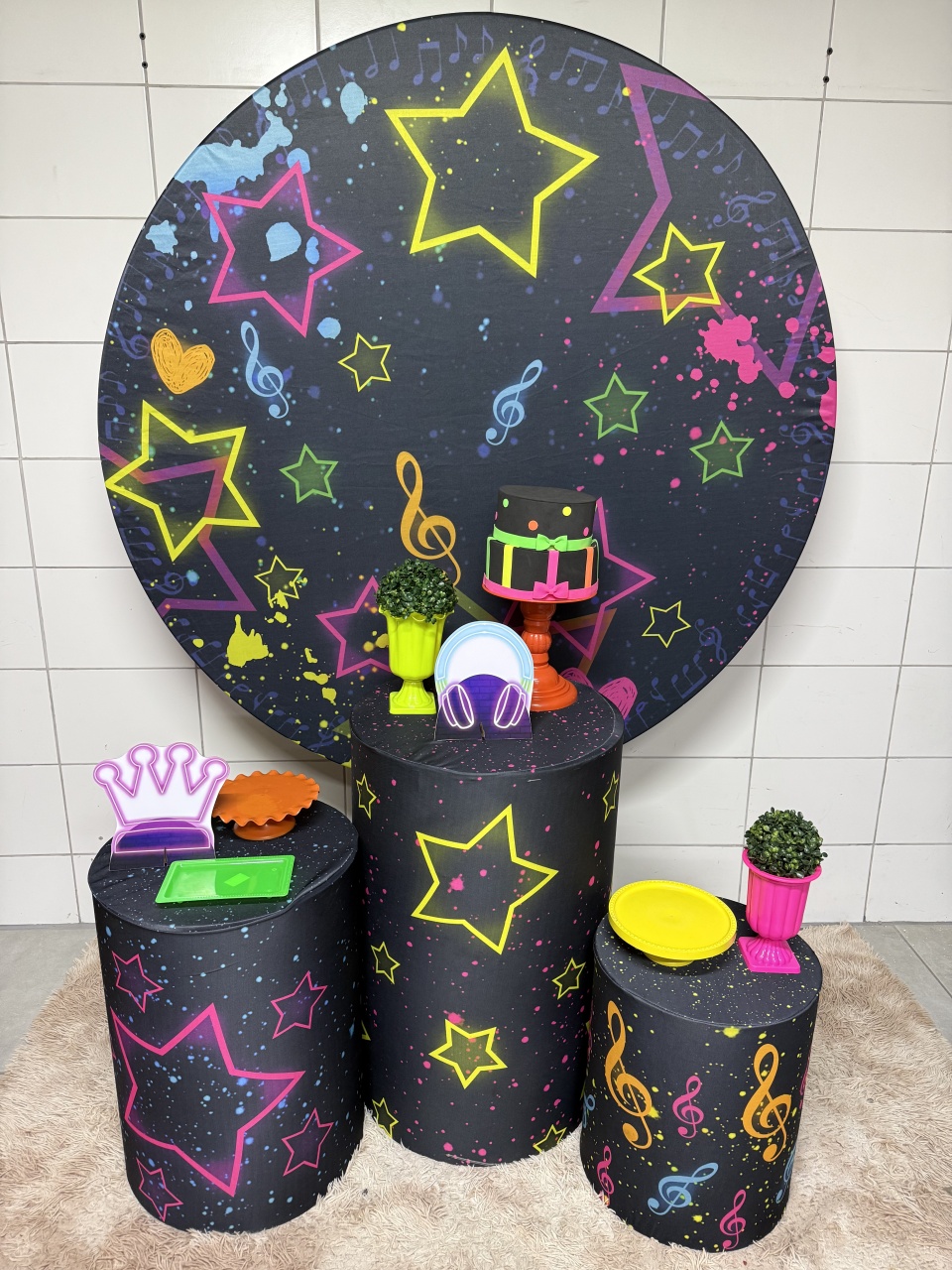 Kit Bronze 2 - Neon - PinkBluedecoracoes