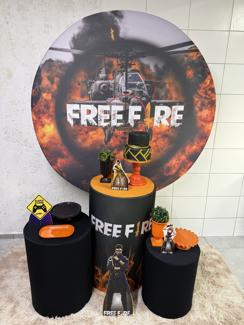Kit Bronze 2 - Free Fire - PinkBluedecoracoes