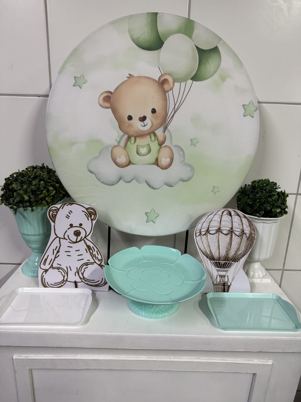 Mini Kit - Urso Verde - PinkBluedecoracoes