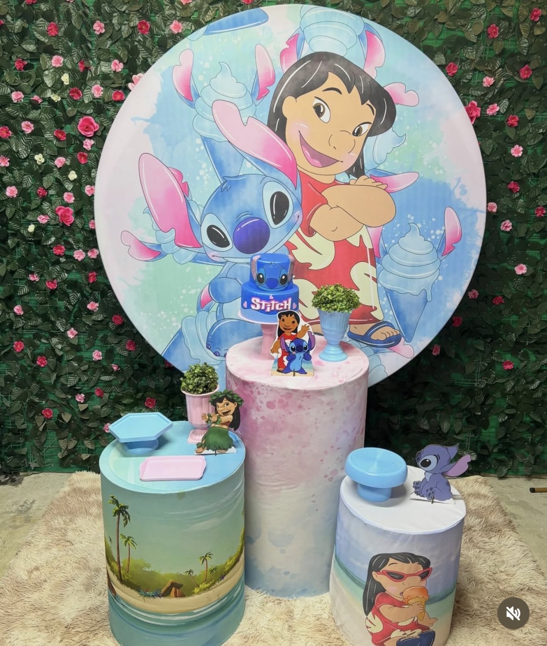 Kit Bronze 2 - Lilo E Stitch - PinkBluedecoracoes