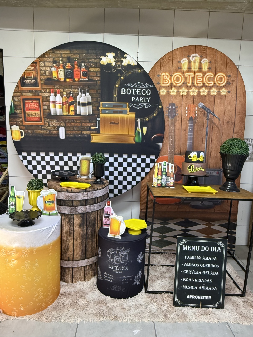 Kit Gold - Boteco 2 - PinkBluedecoracoes