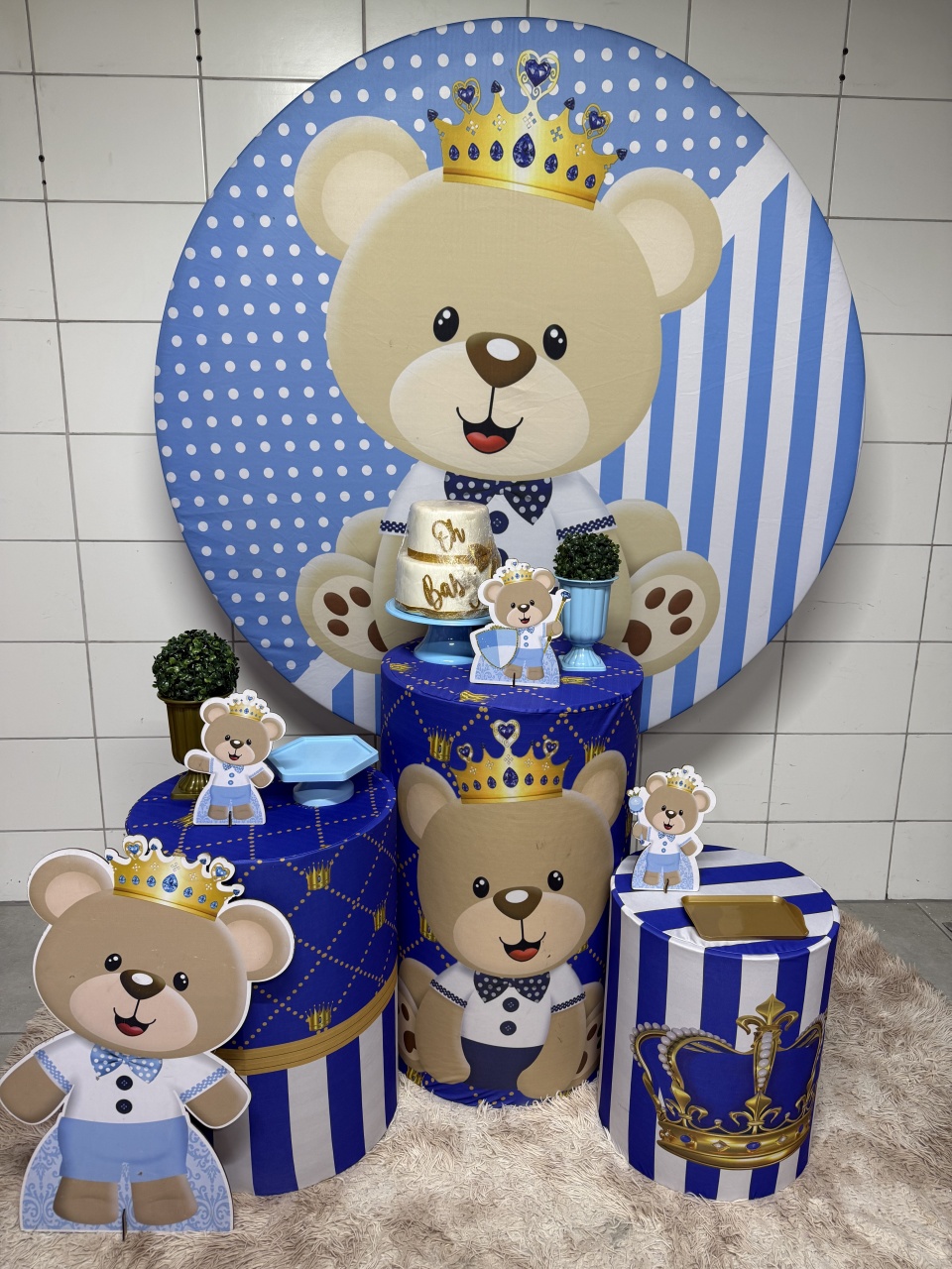 Kit Bronze 2 - Ursinho - PinkBluedecoracoes