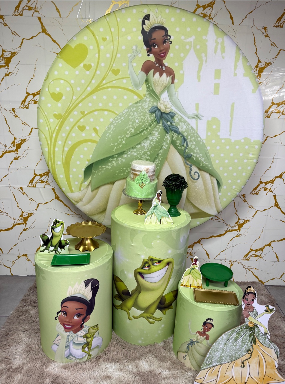 Kit Bronze 2 - Princesa Tiana - PinkBluedecoracoes