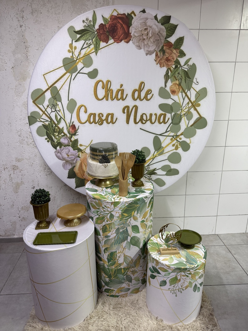 Kit Bronze 2 - Chá de Casa Nova Verde - PinkBluedecoracoes