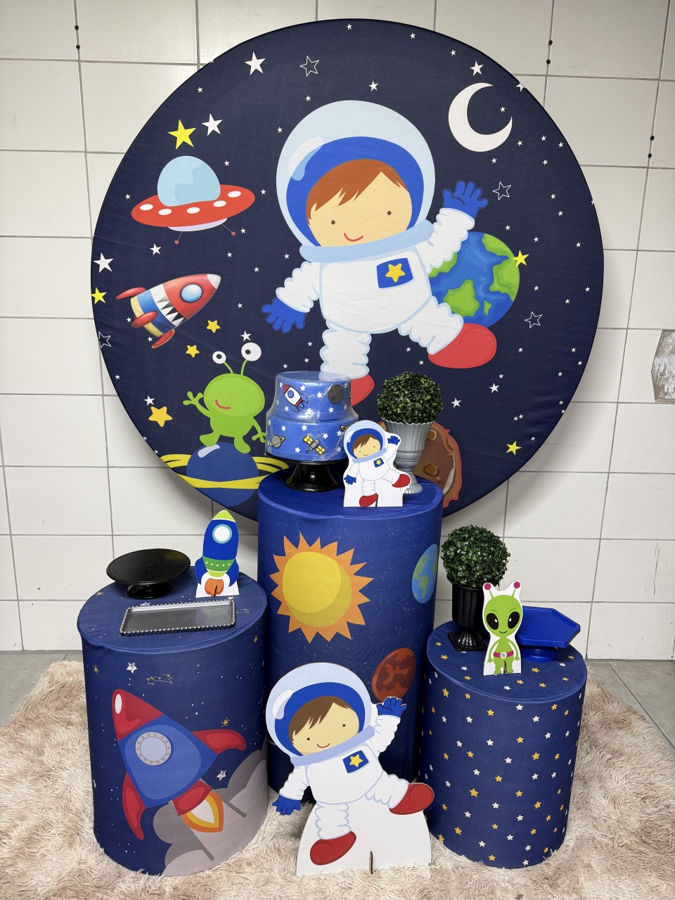 Astronauta - PinkBluedecoracoes