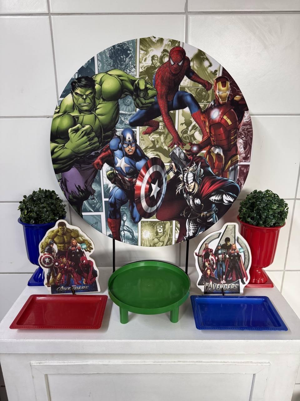 Mini Kit - Vingadores - PinkBluedecoracoes