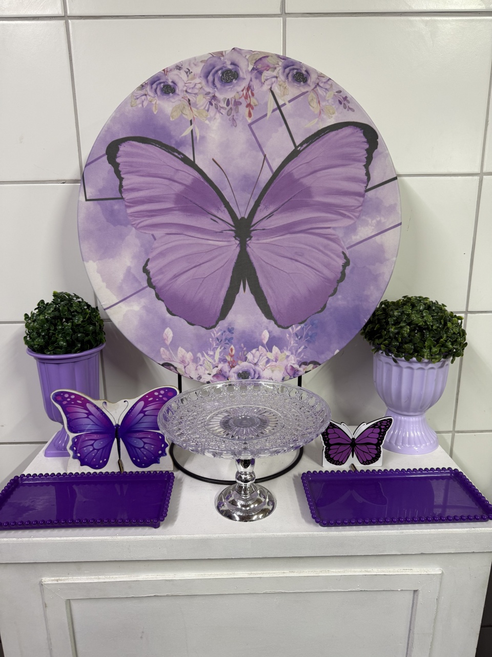 Mini Kit - Borboleta Roxa - PinkBluedecoracoes