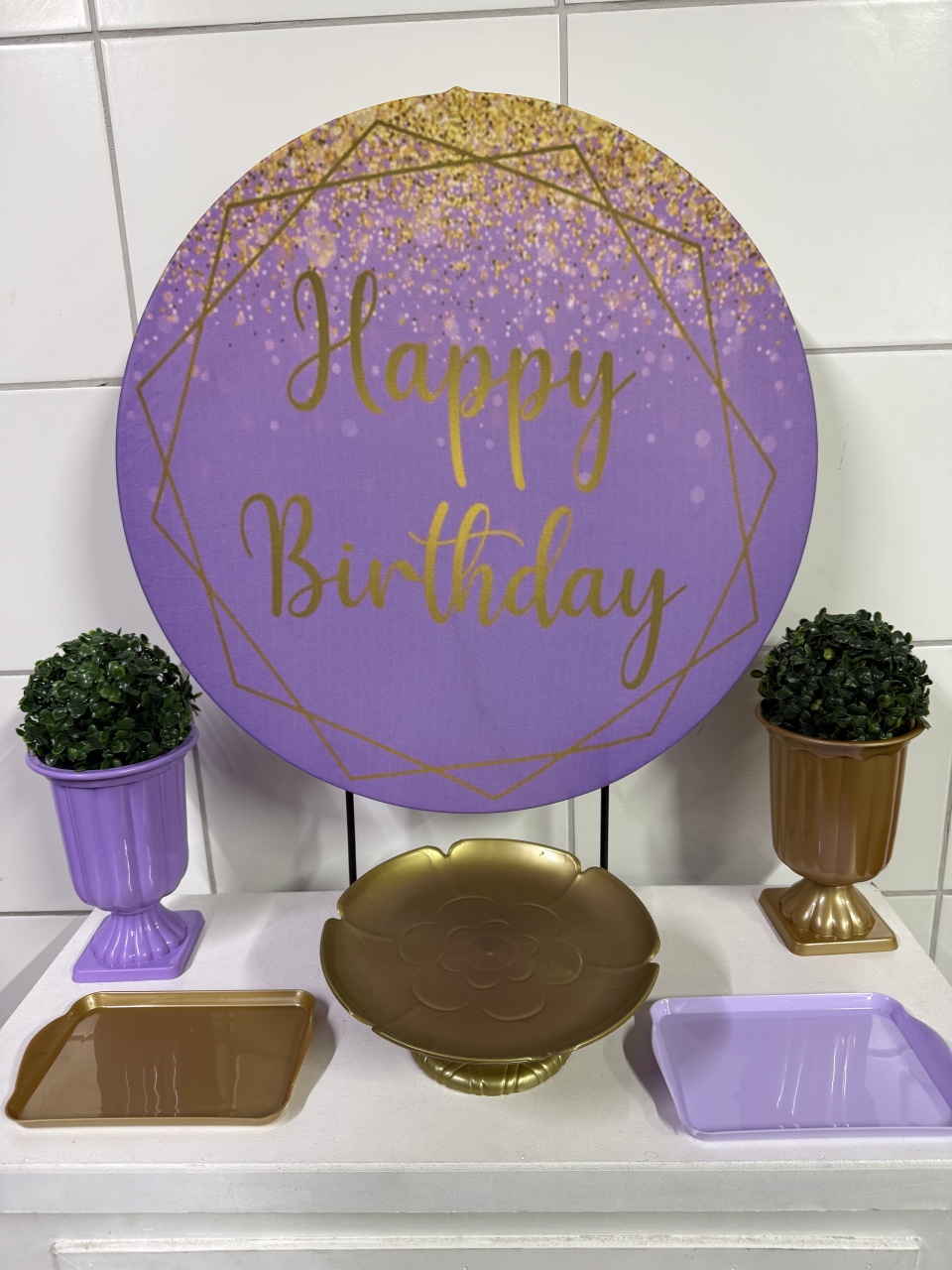 Mini Kit - Happy Lilás - PinkBluedecoracoes