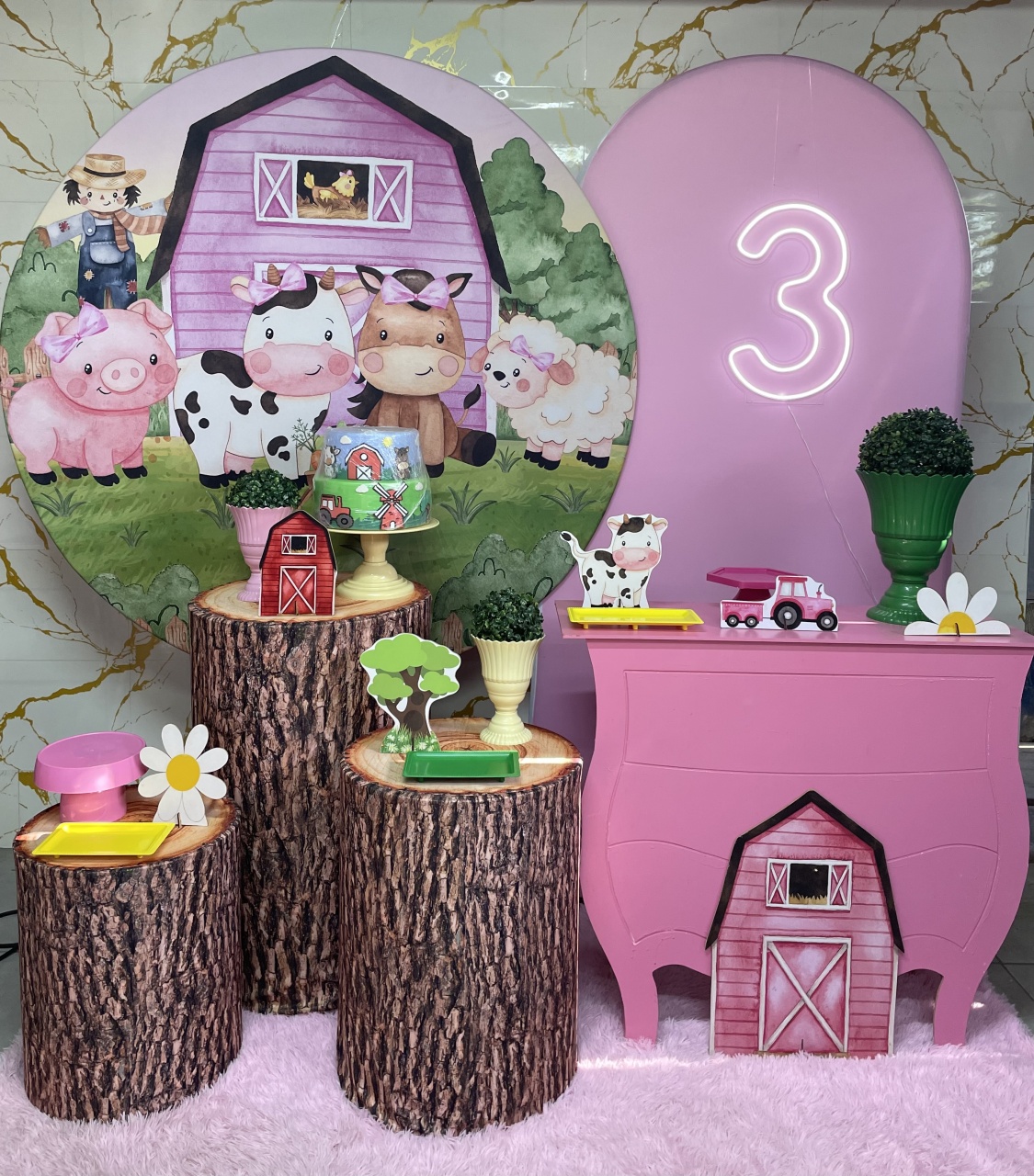 Kit Gold - Fazendinha Menin - PinkBluedecoracoes