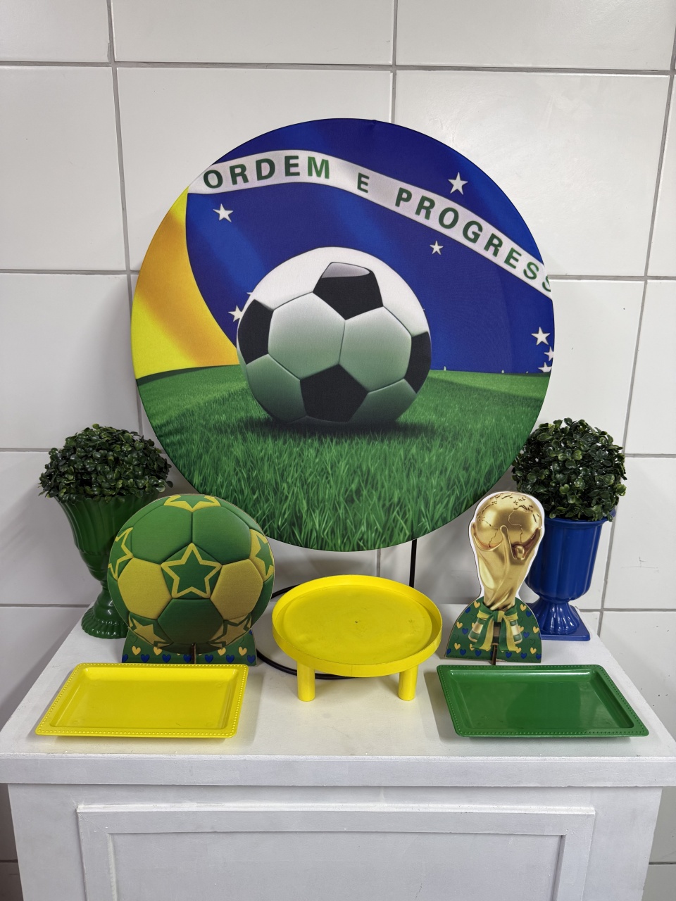 Mini Kit - Futebol Brasil - PinkBluedecoracoes