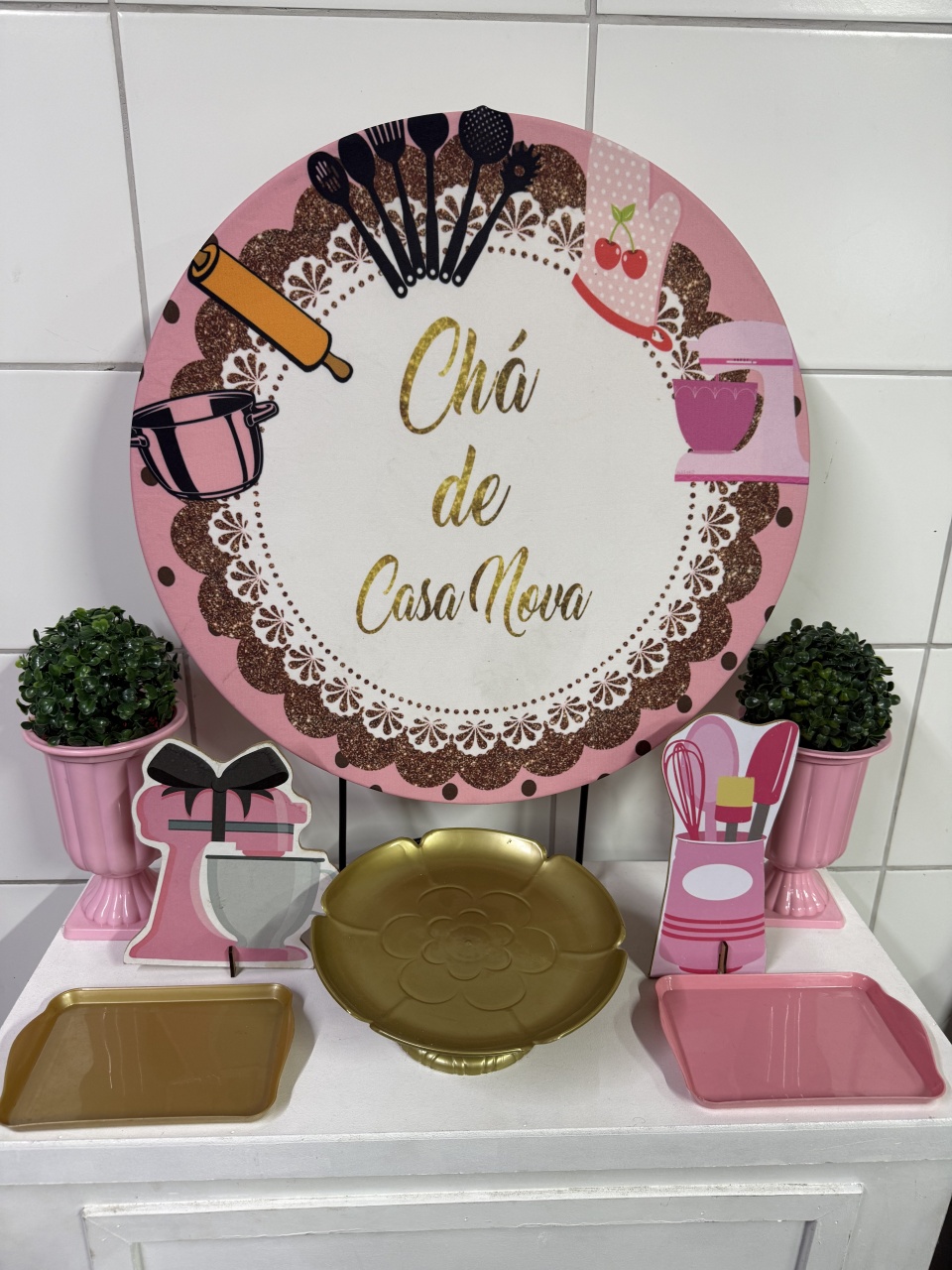 Mini Kit - Chá de Casa Nova - PinkBluedecoracoes