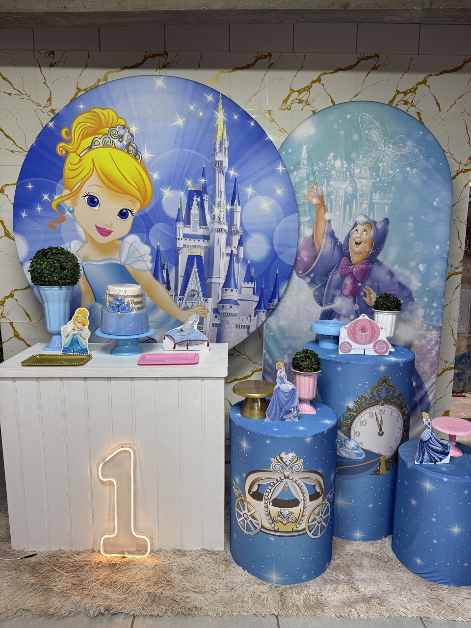 Kit Gold - Cinderela Baby - PinkBluedecoracoes