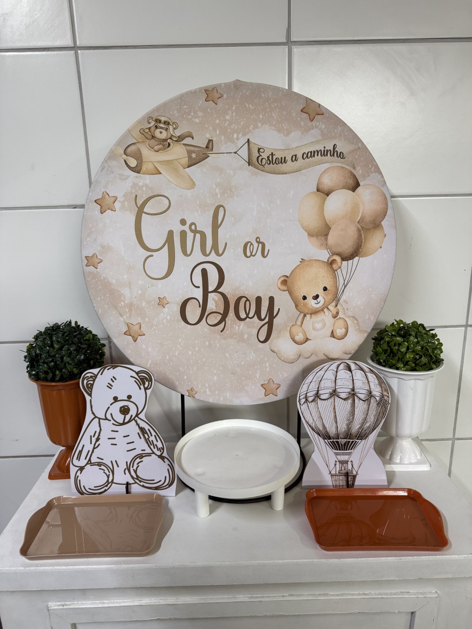 Mini Kit - Revelação 2 - PinkBluedecoracoes