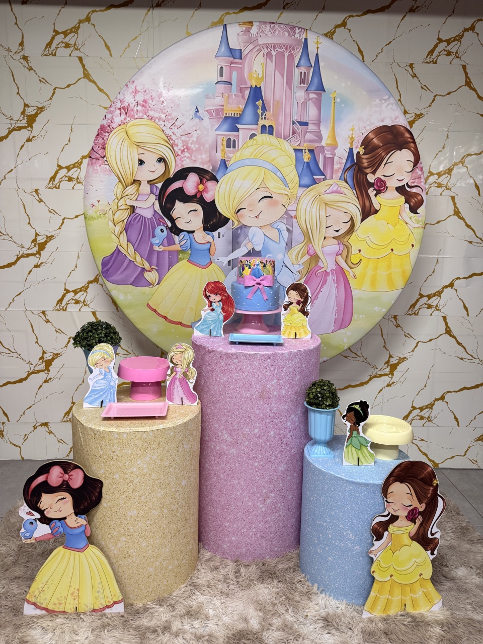 Kit Bronze 2 - Princesas Candy - PinkBluedecoracoes