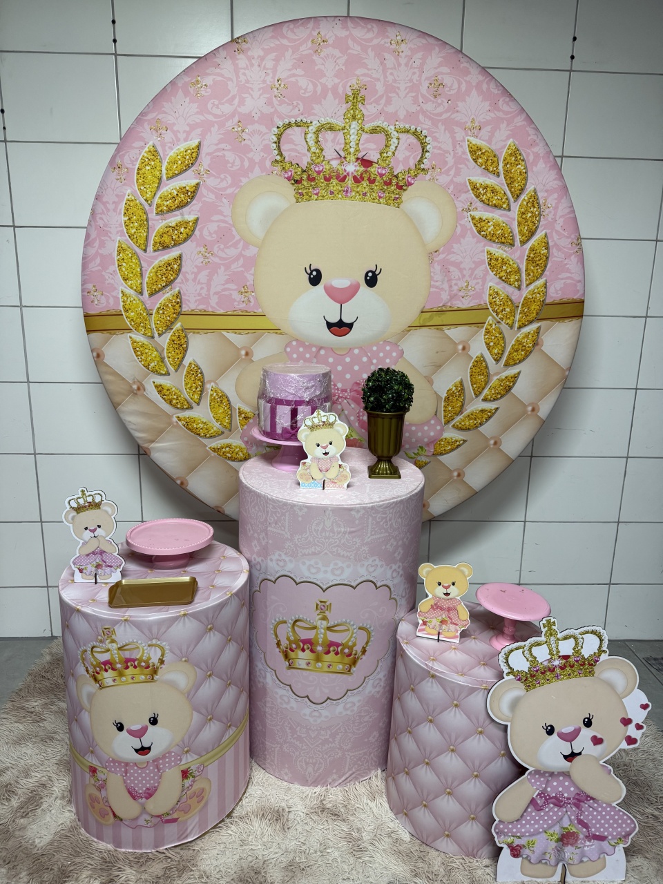 Kit Bronze 2 - Ursinha - PinkBluedecoracoes