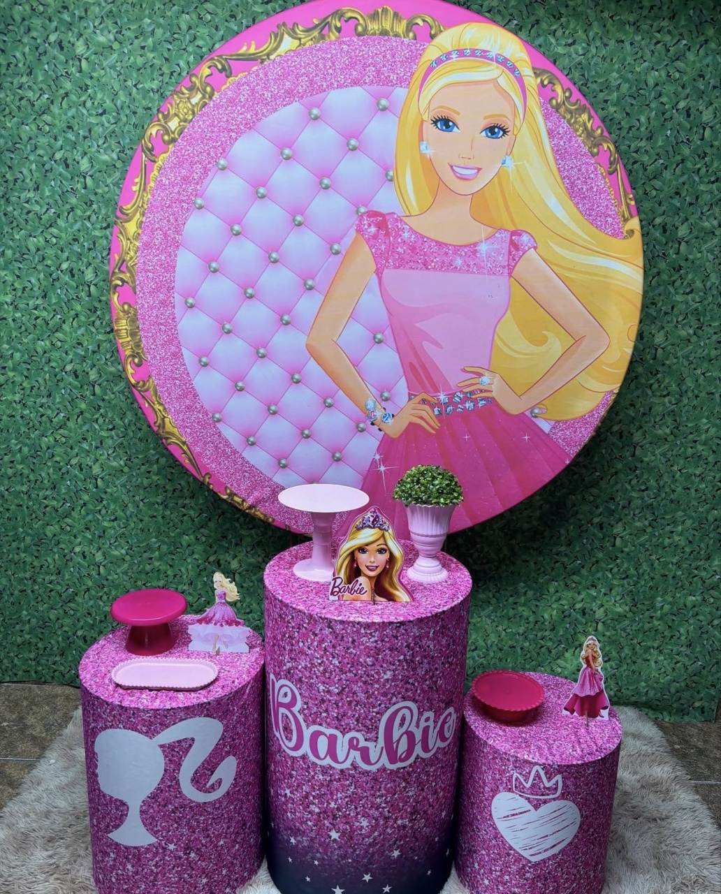 Kit Bronze 2 - Barbie 2 - PinkBluedecoracoes