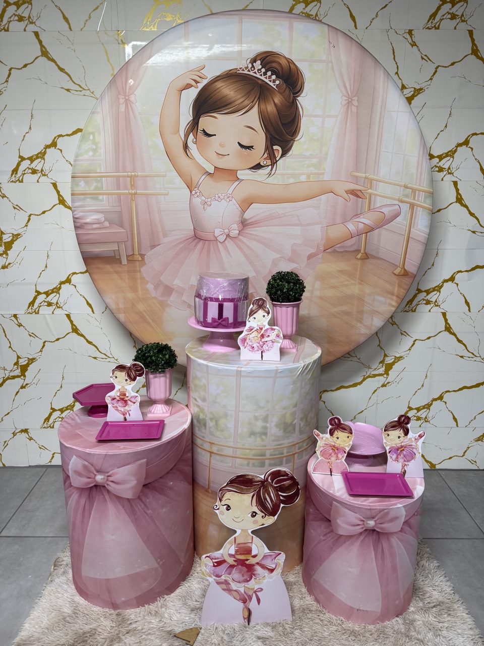 Kit Bronze 2 - Bailarina - PinkBluedecoracoes